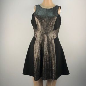 BCBG Generation black and silver short sleeve